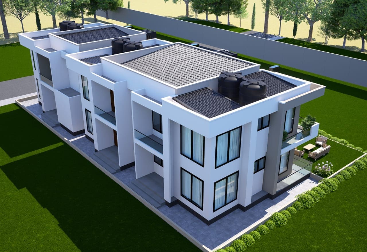 The Staggered Roof Townhouse