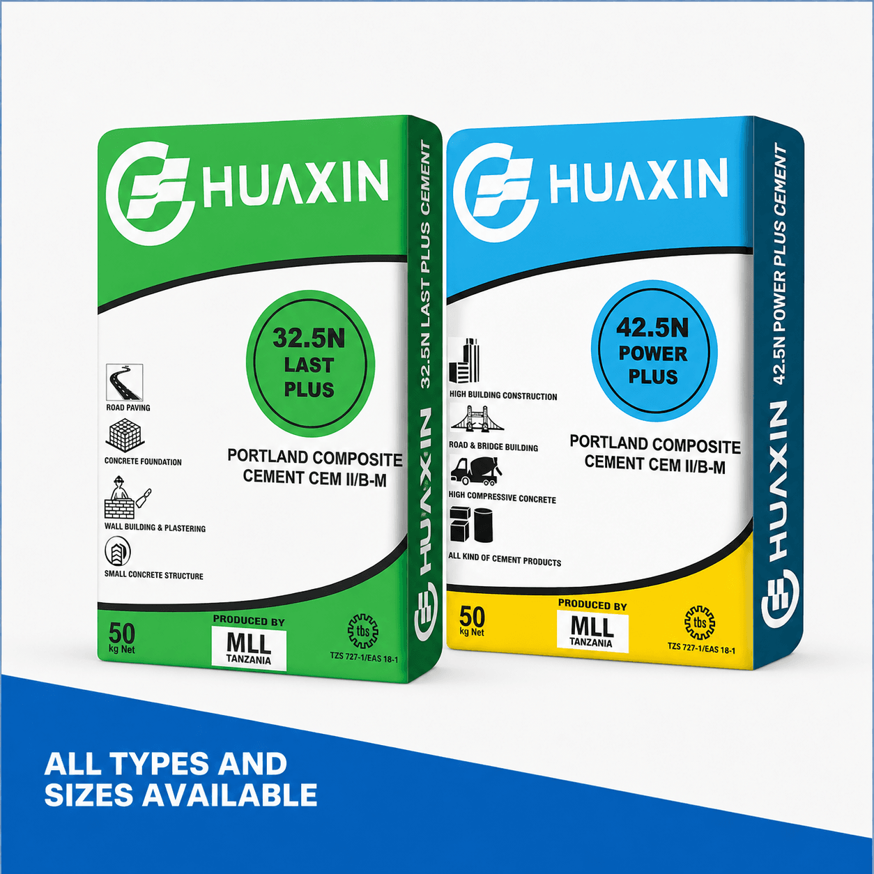 Huaxin 32.5 Cement (50kg)