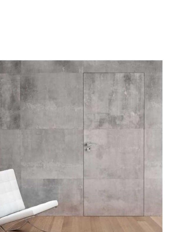 Hidden Door — Flush Concrete-Look Panel