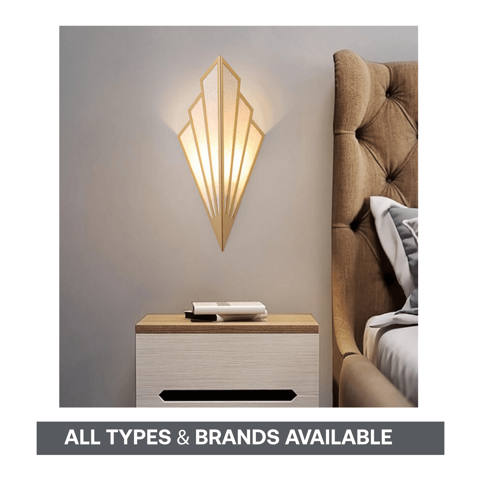 Art Deco Fan LED Wall Sconce (Indoor)