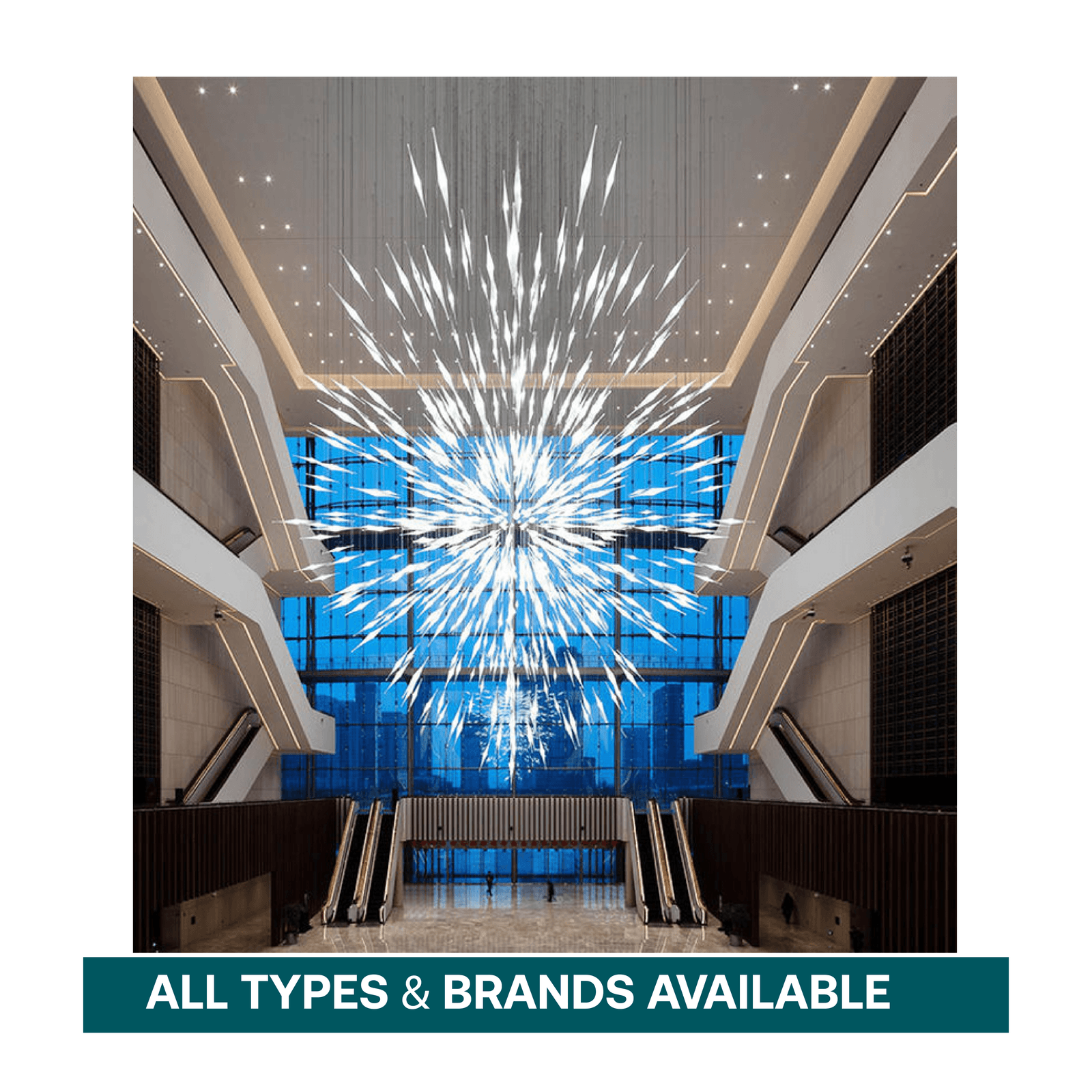 Geometric LED Ceiling Chandelier