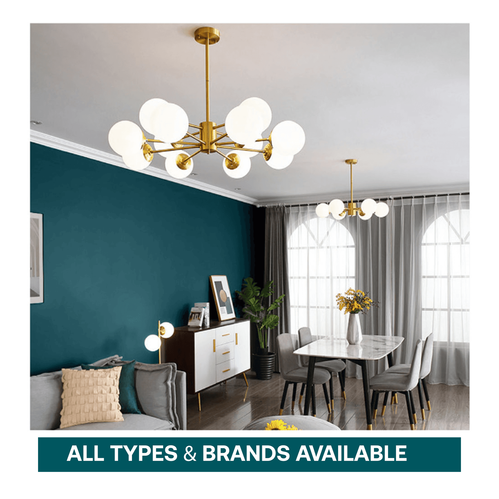 Classic LED Ceiling Chandelier