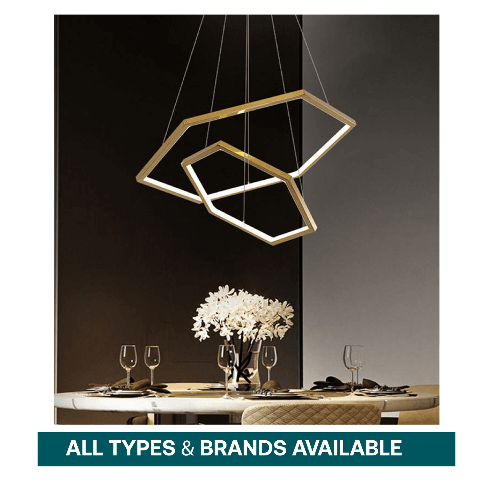 Tiered LED Ceiling Chandelier