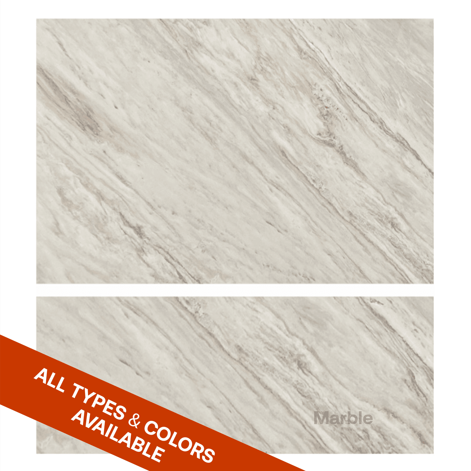 Cream Vein-Cut Marble Slab