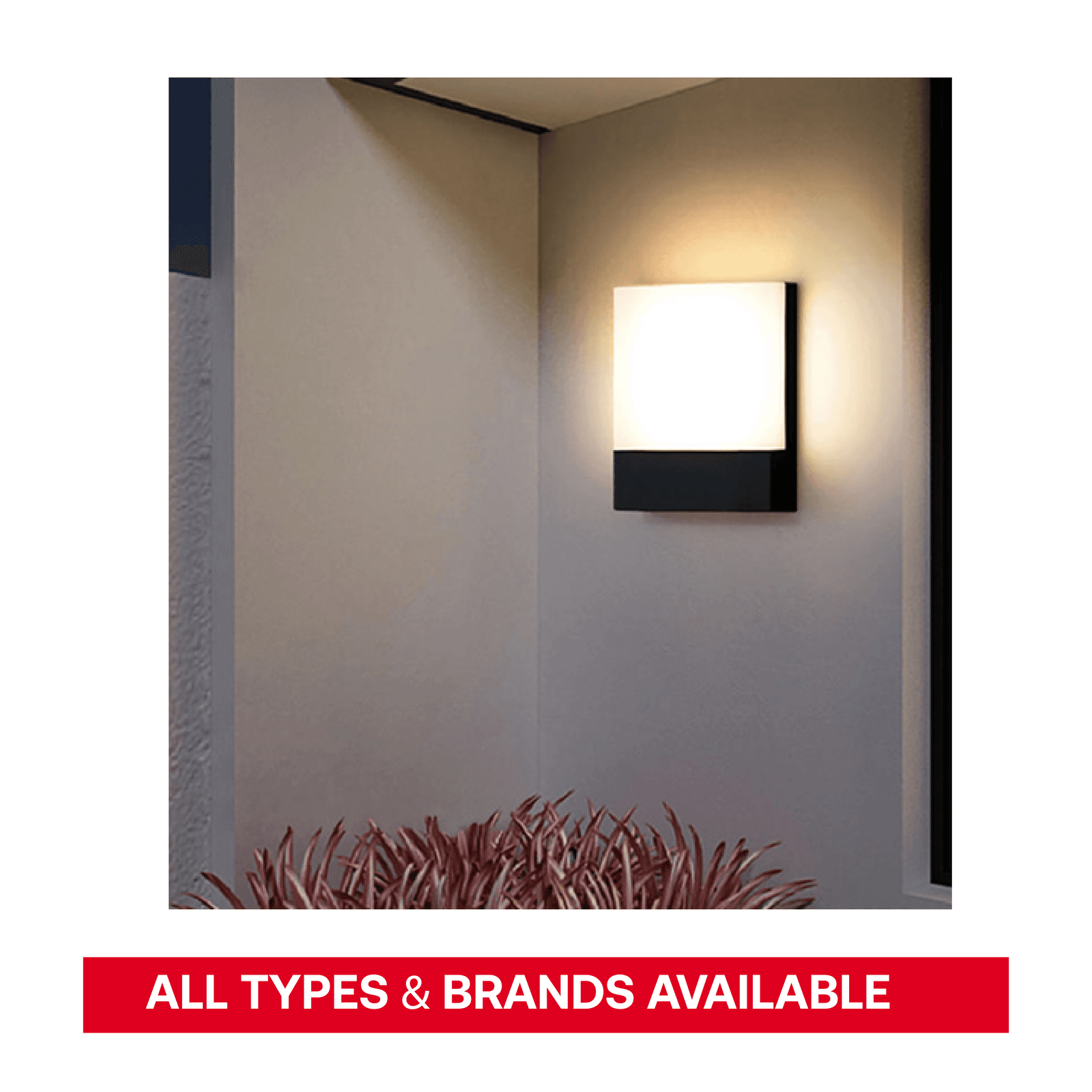 LED Outdoor Wall Light — Square
