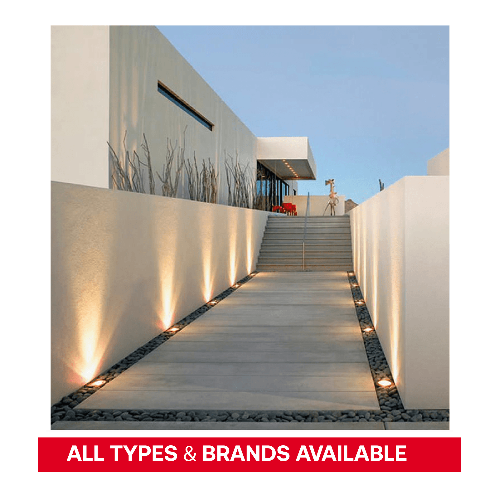 LED Outdoor Wall Light — Compact
