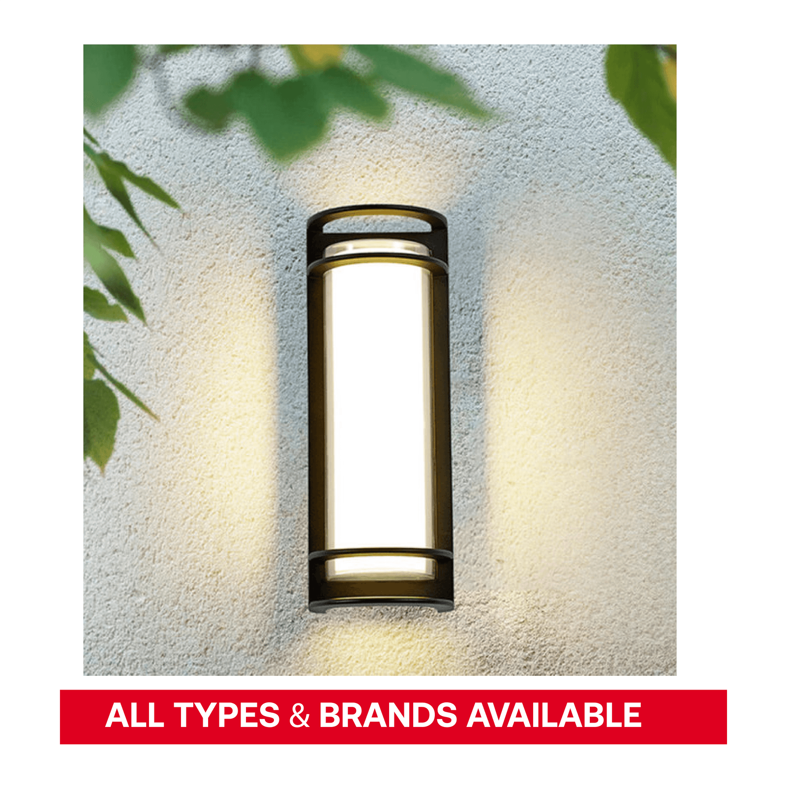 LED Outdoor Wall Light — Cylinder