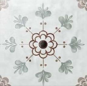 Artistic Tile — Blue Floral Medallion